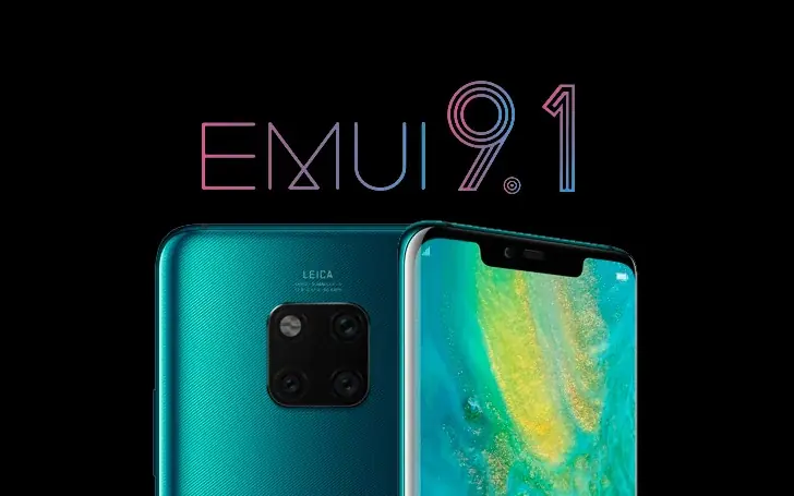 Huawei Mate 20 시리즈: EMUI 9.1 업데이트가 이제 모든 프리미엄 모델에 출시됩니다
