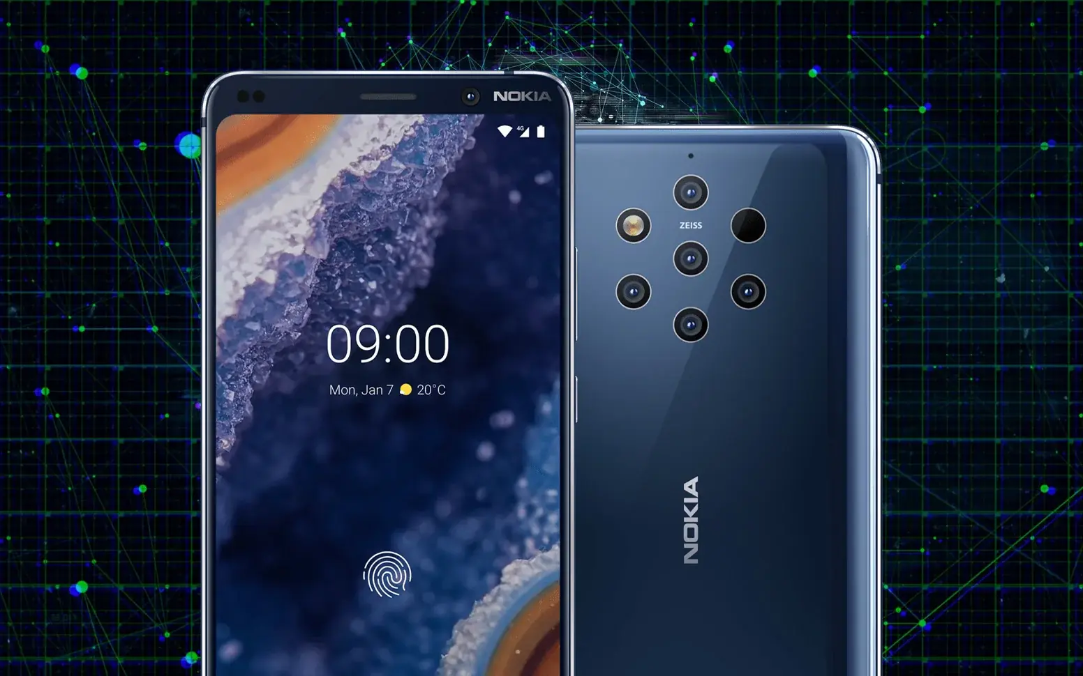 HMD, Nokia 9 PureView 카메라 및 디스플레이 내장 지문 인식기에 대한 향후 수정 사항 확인