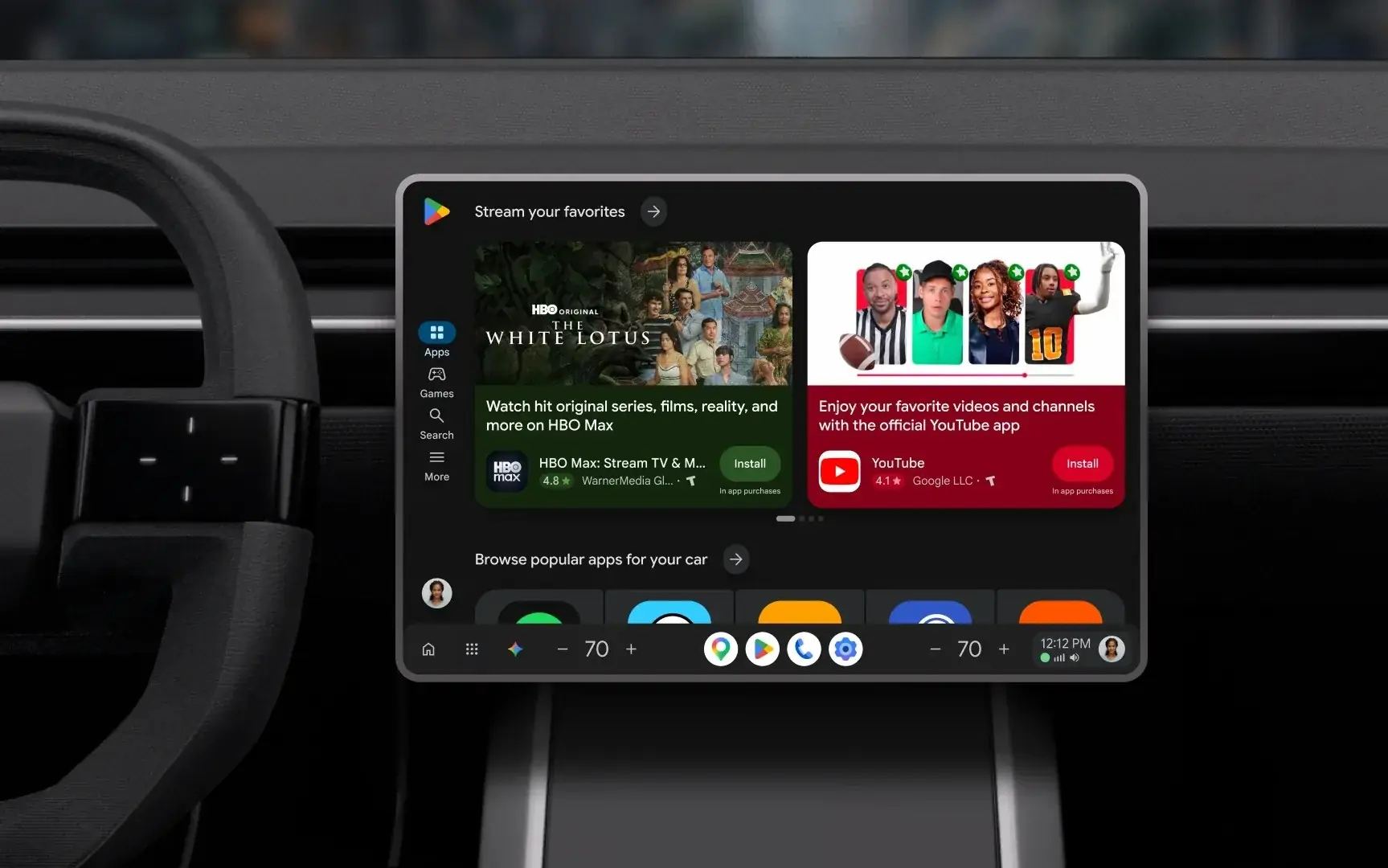 يضيف Google Play for Cars متصفح Firefox وتشغيل خلفية YouTube والمزيد