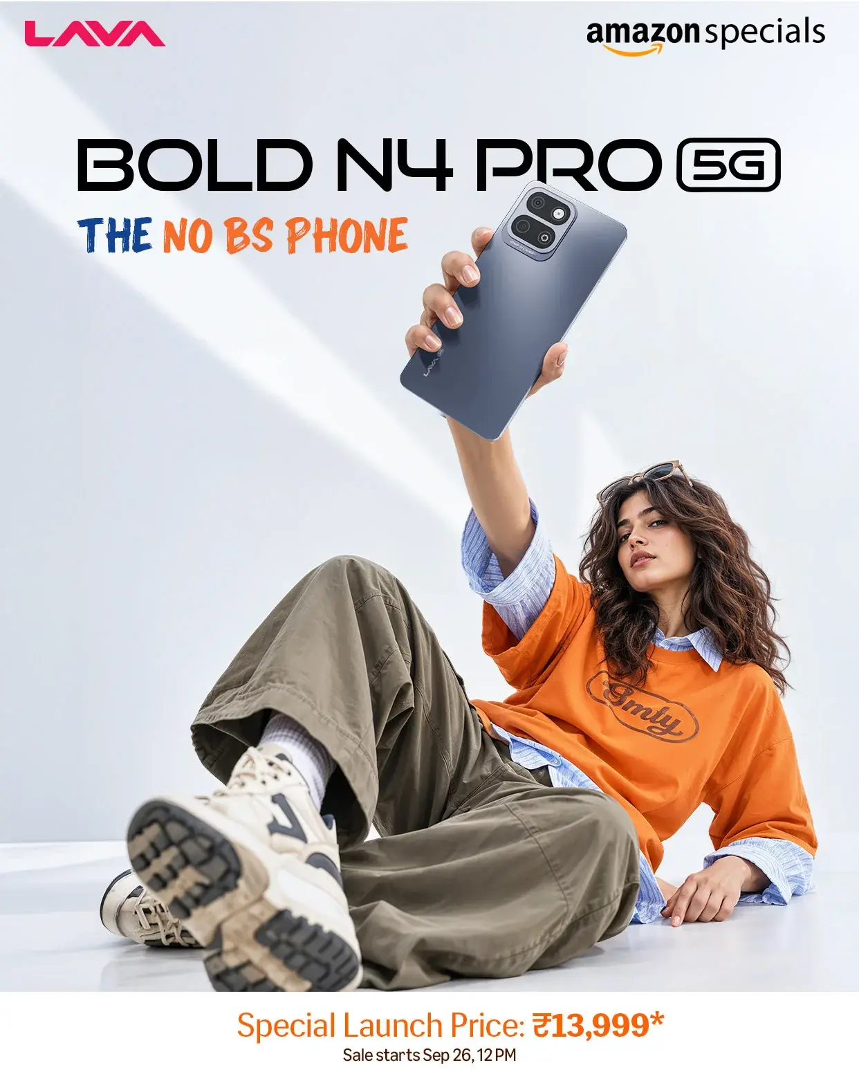 Lava Bold N4 Pro は 6,000 mAh バッテリーを搭載しており、発売時期はここにあります Lava Bold N4 Pro は 6,000 mAh バッテリーを搭載しており、発売時期はここにあります