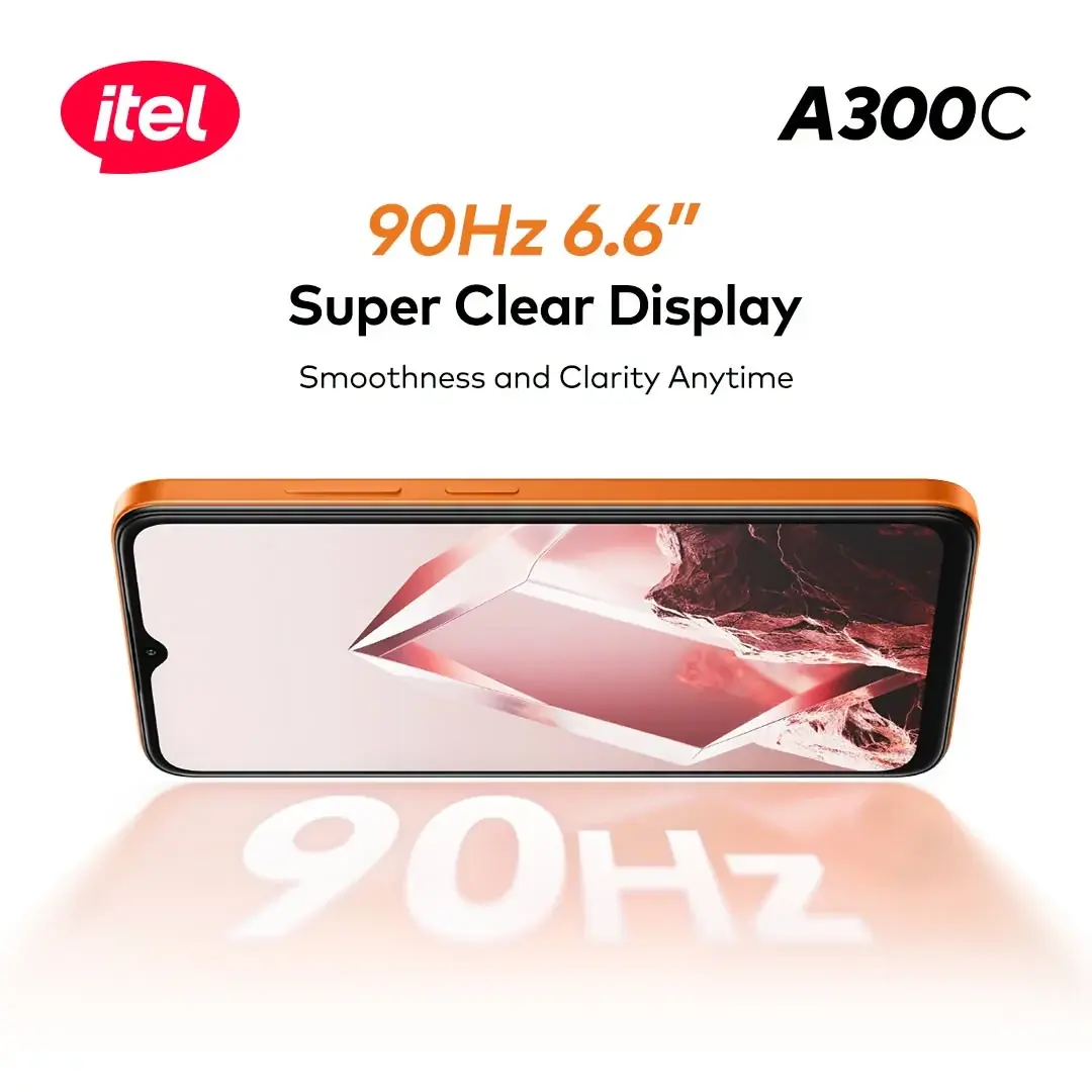 itel A300C, 6,56” 90Hz 720p+ LCD'ye ve MIL-STD-810H sertifikasına sahiptir