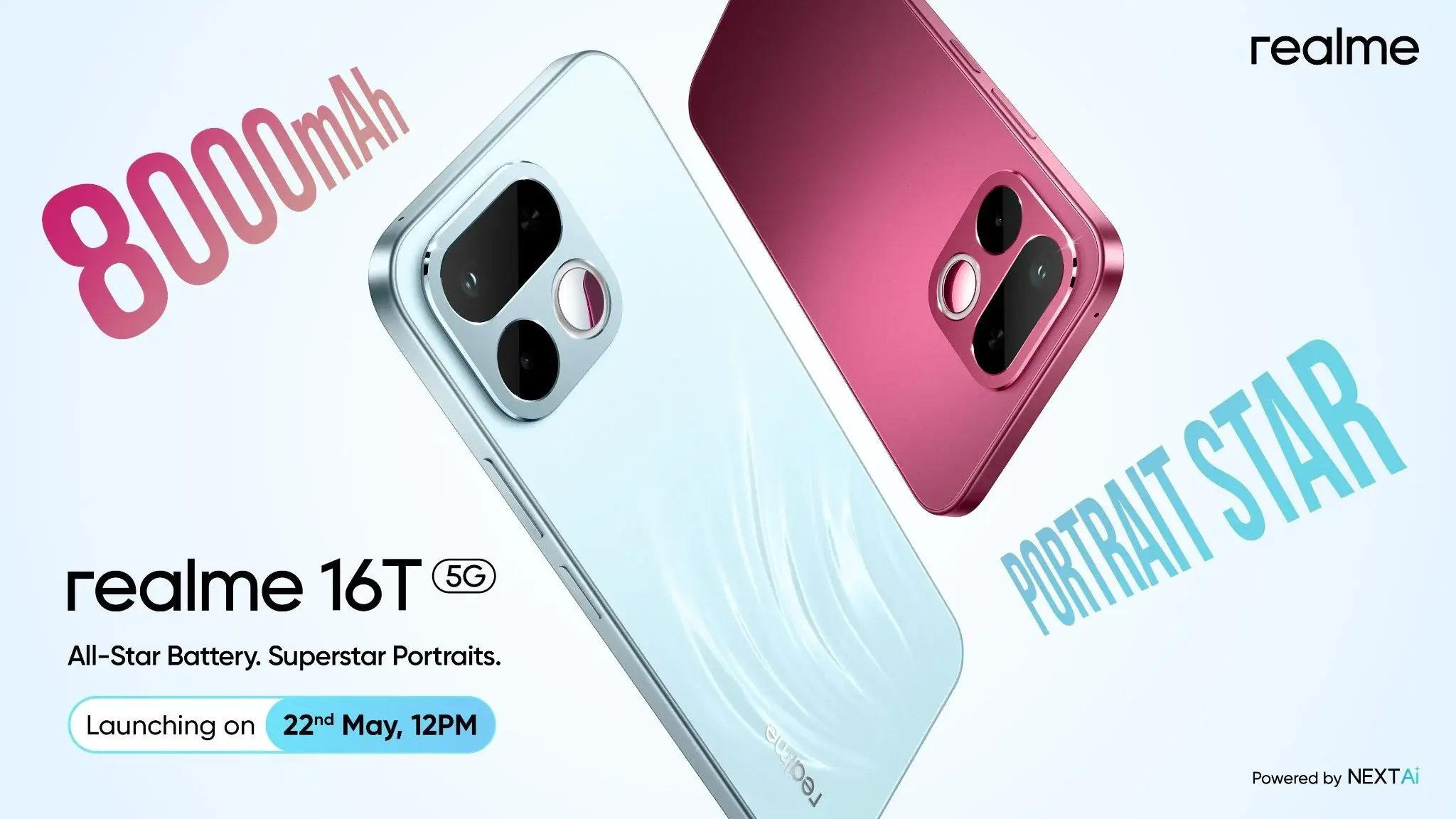 Rivelati la data di lancio, le specifiche principali e il design di Realme 16T