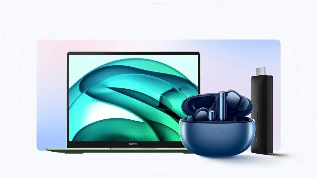 Realme Book Prime, Buds Air 3 y Smart TV Stick llegan a India el 7 de abril