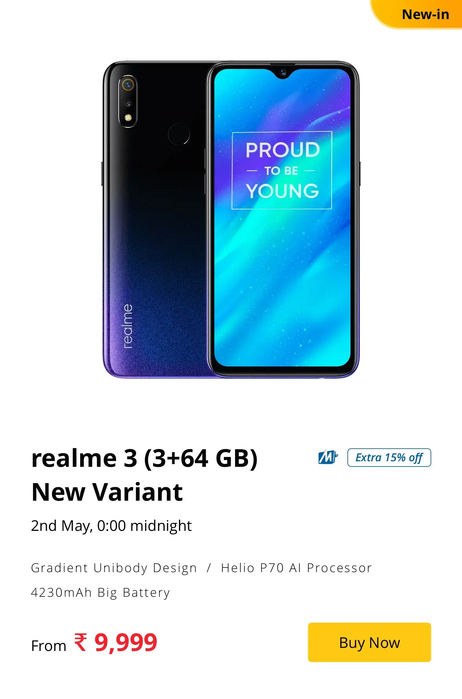 Realme celebra su primer aniversario con ventas flash, grandes descuentos y teléfonos gratuitos 3 Realme celebra su primer aniversario con ventas flash, grandes descuentos y teléfonos gratuitos 3
