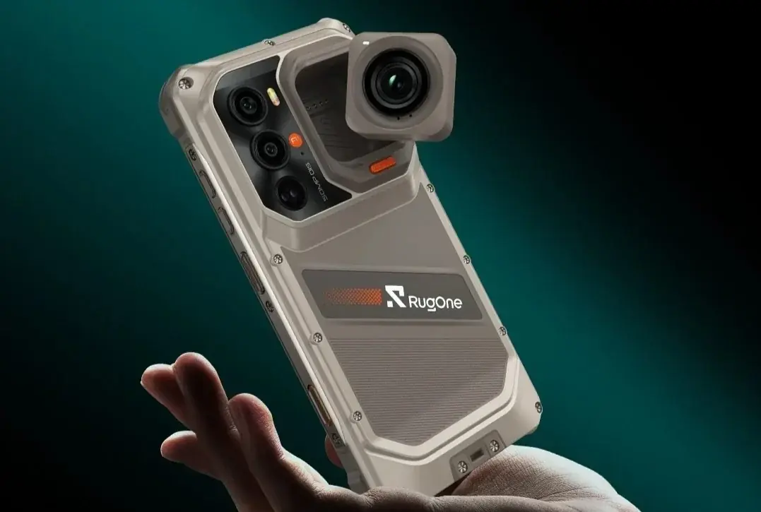 De RugOne Xsnap 7 Pro-smartphone beschikt over een afneembare camera