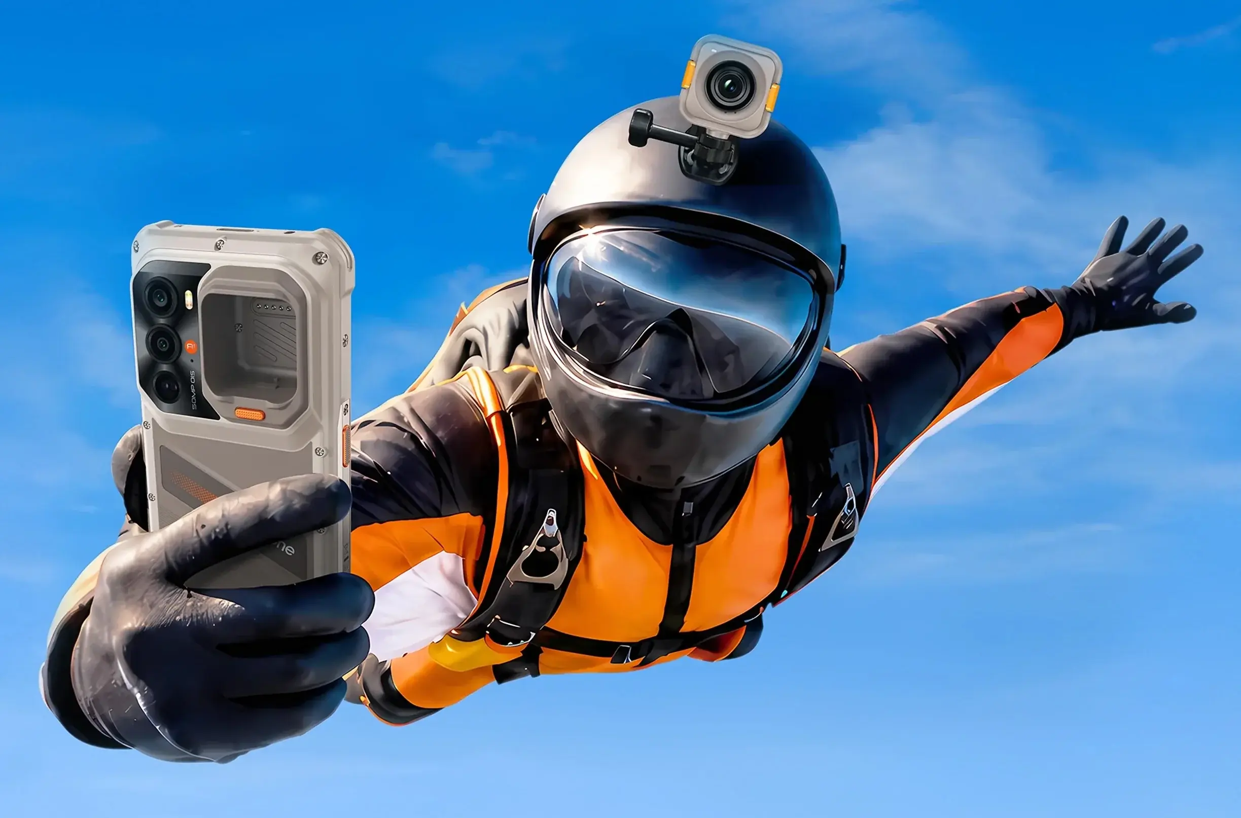 RugOne Xsnap 7 Pro akıllı telefon çıkarılabilir bir kameraya sahiptir RugOne Xsnap 7 Pro akıllı telefon çıkarılabilir bir kameraya sahiptir