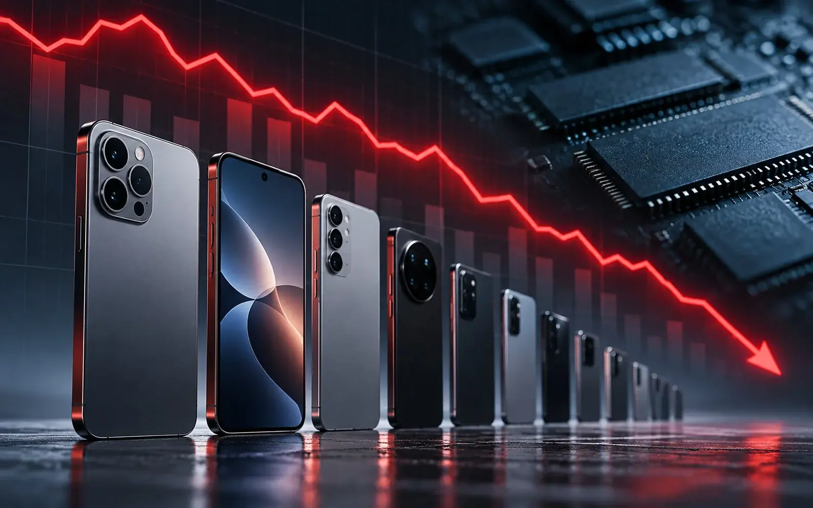 Samsung и Apple лидируют на рынке смартфонов в третьем квартале, несмотря на 20%-ный спад