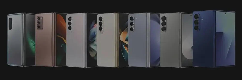 之前的所有 Galaxy Z Fold 手机 之前的所有 Galaxy Z Fold 手机