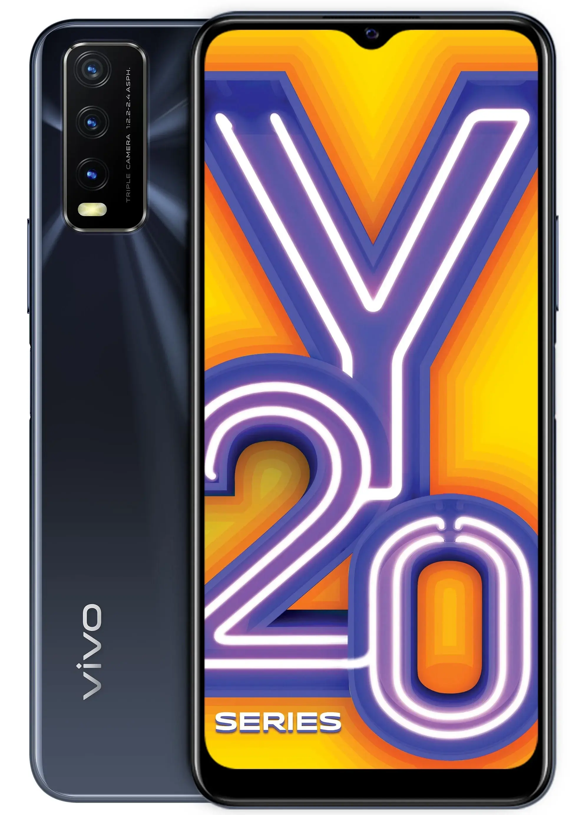 هاتف vivo Y20G باللون الأسود