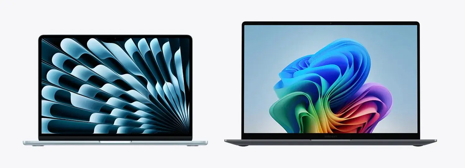 MacBook Air de 13” por $1,300 o Galaxy Book6 de 16” por $1,450 MacBook Air de 13” por $1,300 o Galaxy Book6 de 16” por $1,450