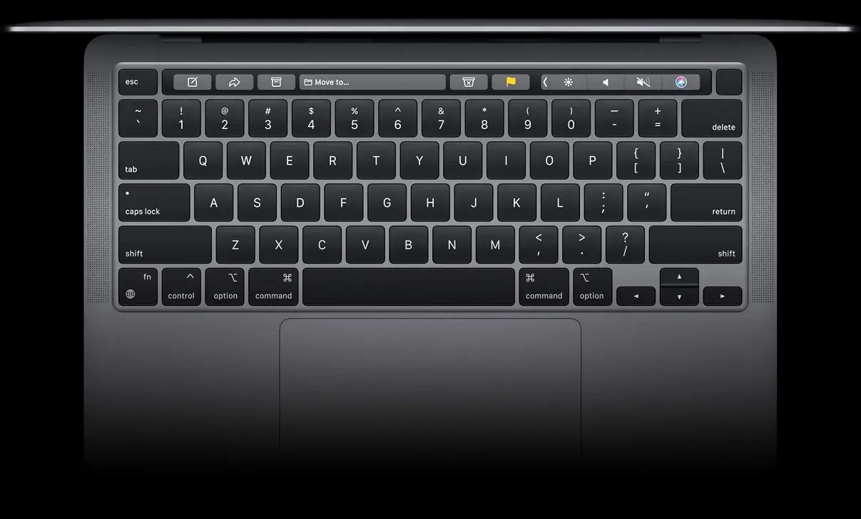 Apple presenta patente para teclado Mac con teclas configurables con minipantallas