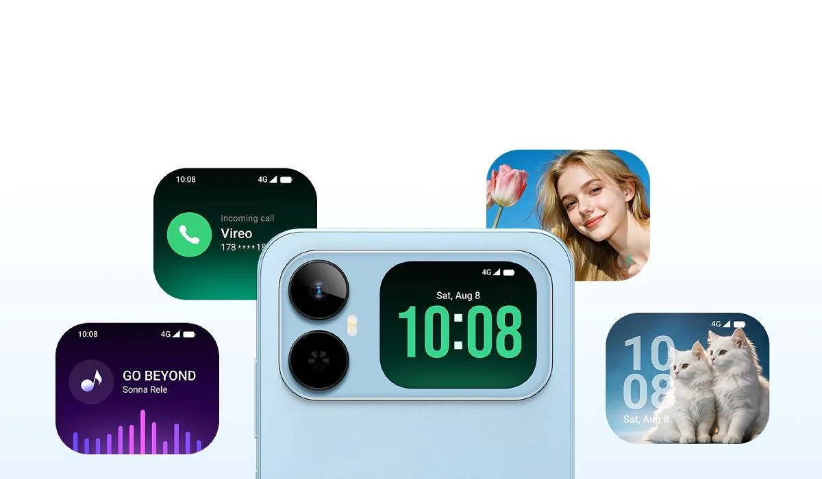 Honor Play20A: 13 MP bakkamera og en sekundær skjerm