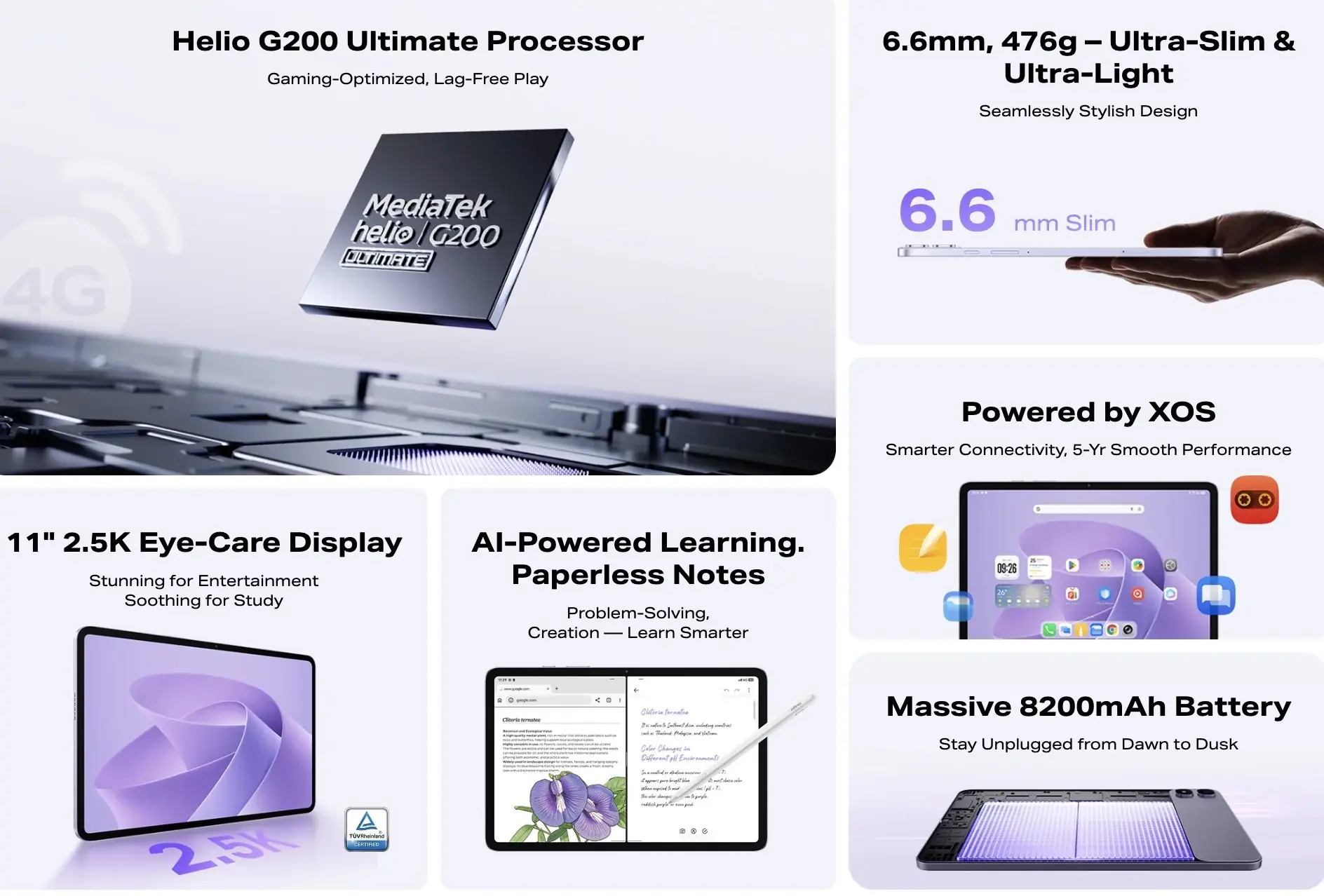 Das Infinix Xpad 30 Pro kommt mit 11-Zoll-Display und 8.200-mAh-Akku auf den Markt