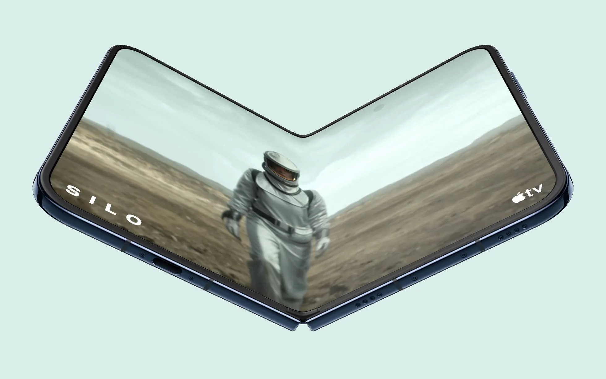 iPhone Duo: no hay pliegues visibles, pero la pantalla es más suave en esa área