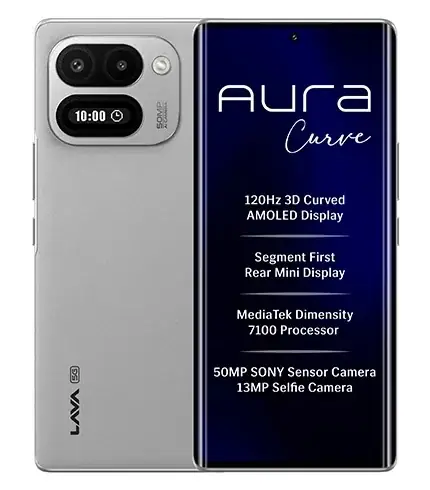Llega Lava Aura Curve: pantalla curva, pantalla trasera y batería de 6000 mAh 3