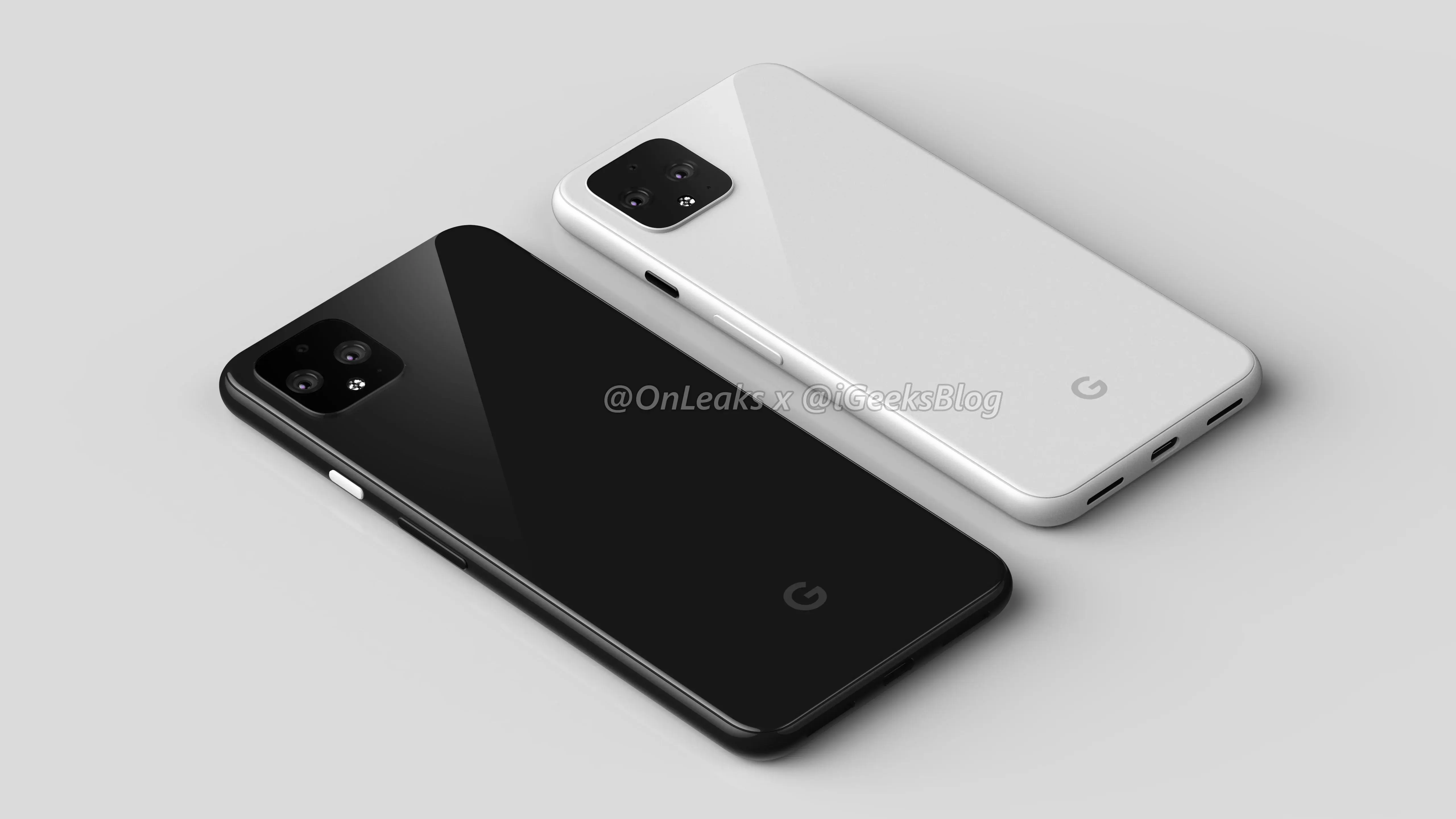 Google Pixel 4 のレンダリング