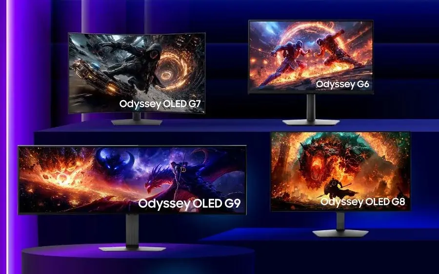 Samsung lanza monitores para juegos OLED curvos de 49" y 360 Hz y IPS de 27" y 1100 Hz