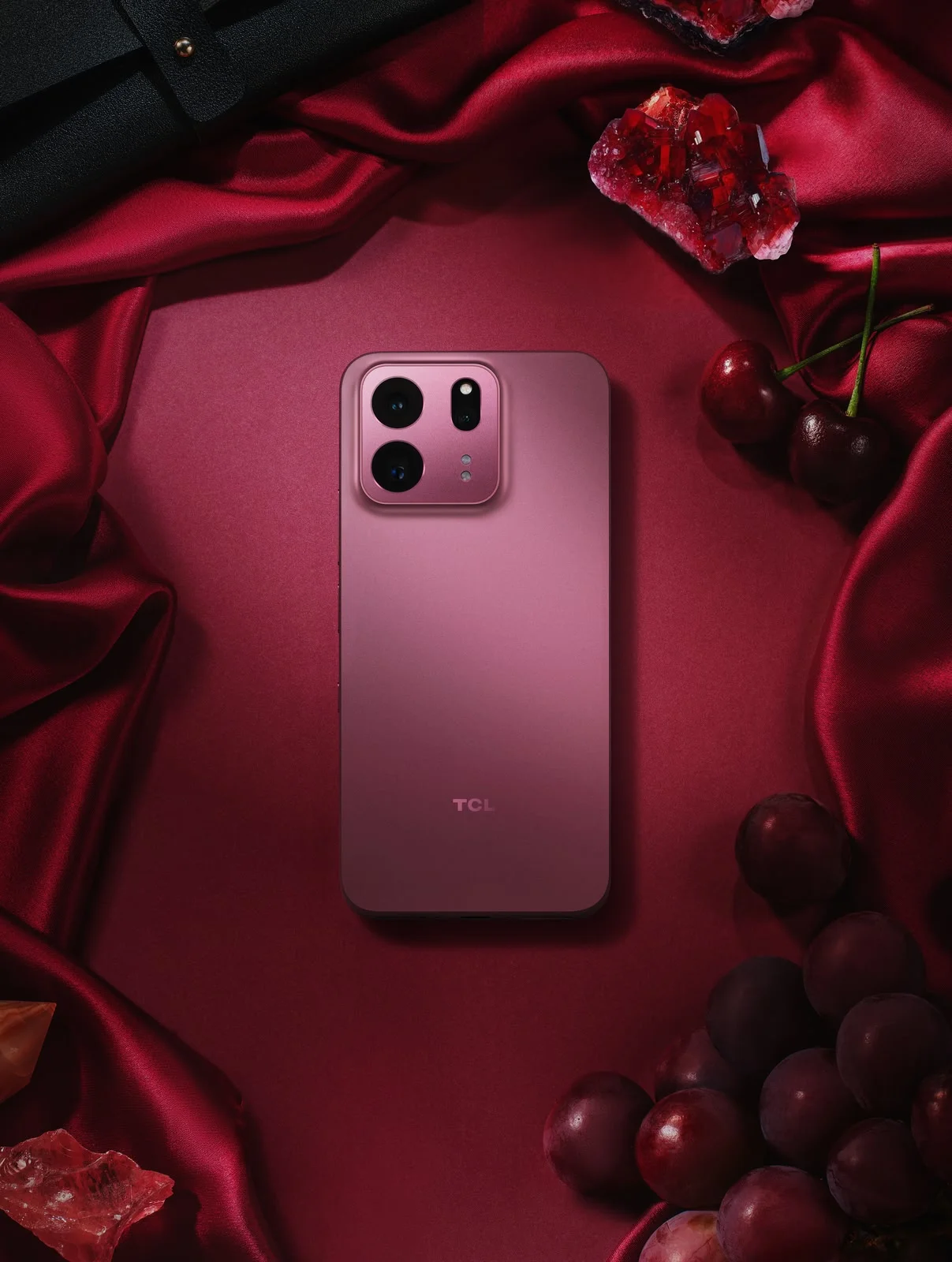 Colores del TCL P80 Ultra: Burdeos