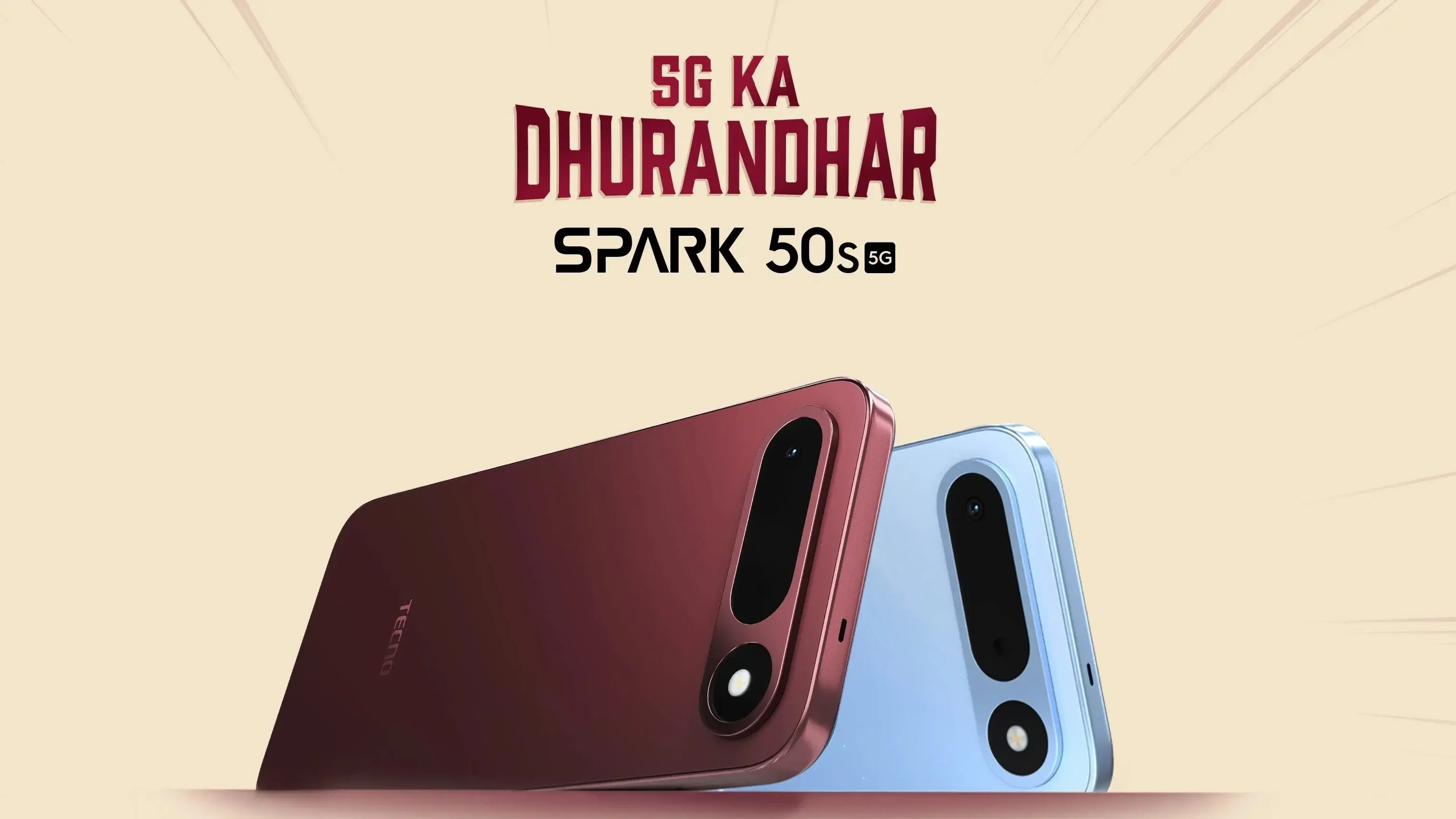 Tecno تطلق هاتفي Spark 50s و50C لأول مرة، وكلاهما يتميز بشاشات 120 هرتز