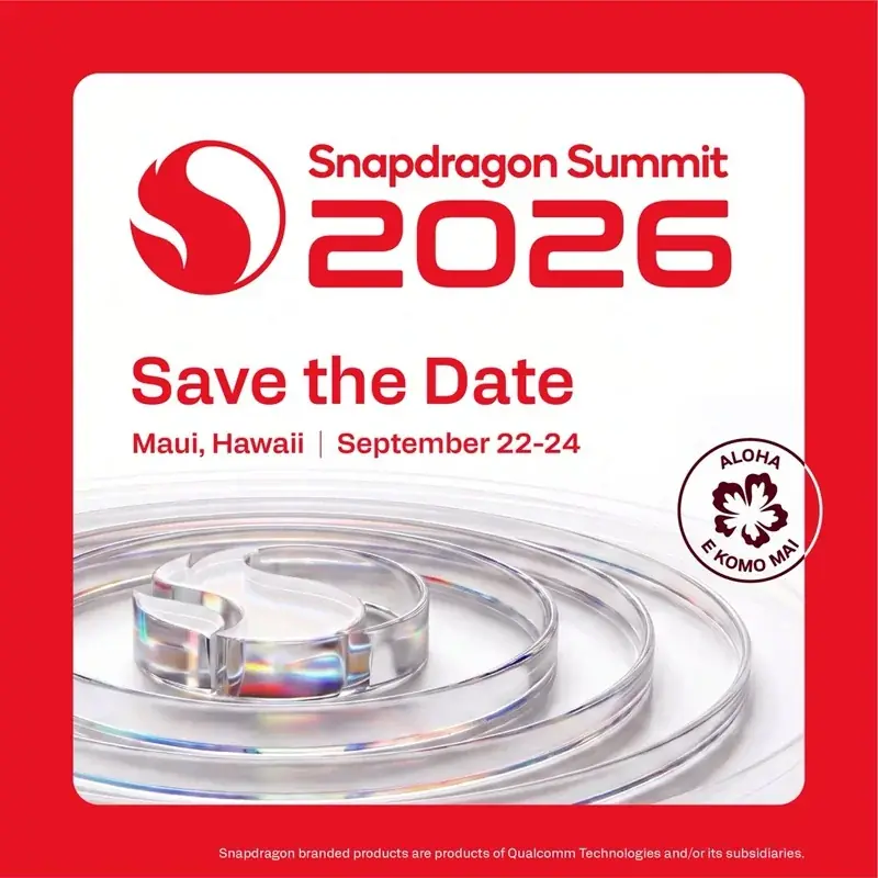 Qualcomm kondigt data voor de Snapdragon Summit 2026 aan