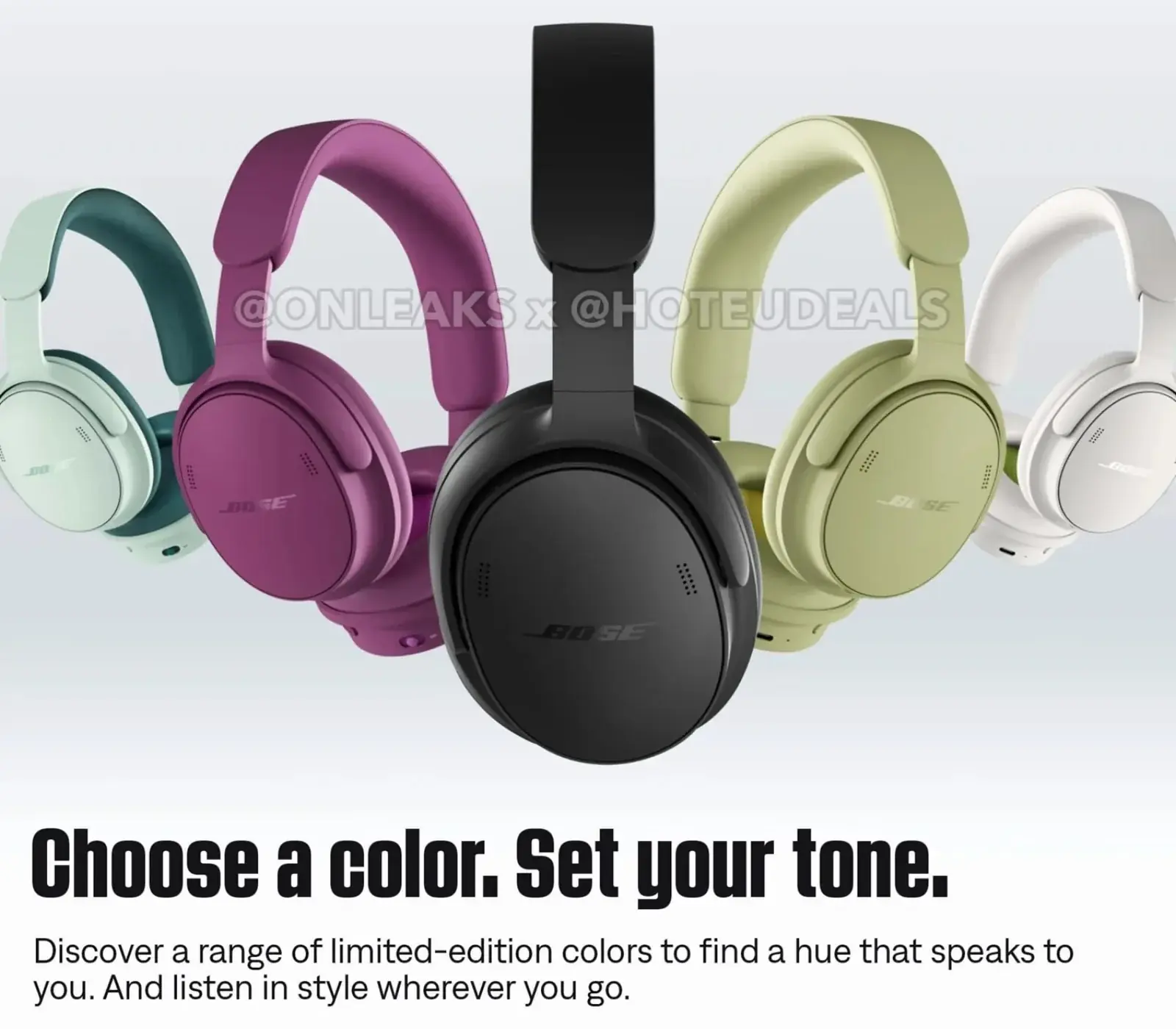 Wyciekające rendery Bose QuietComfort (2. generacji) ujawniają odświeżony wygląd i opcje kolorów Wyciekające rendery Bose QuietComfort (2. generacji) ujawniają odświeżony wygląd i opcje kolorów