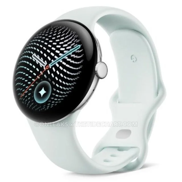 Google Pixel Watch 5 इन: पॉलिश्ड सिल्वर