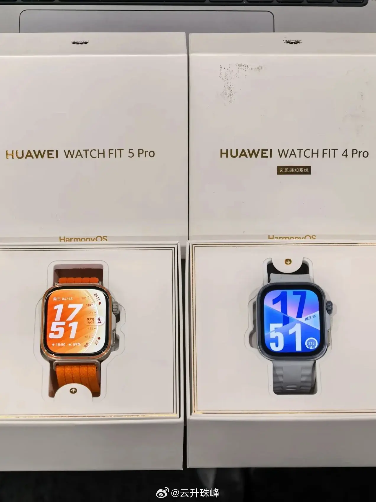 Huawei Watch Fit 5 Pro contre Montre Fit 4 Pro Huawei Watch Fit 5 Pro contre Montre Fit 4 Pro