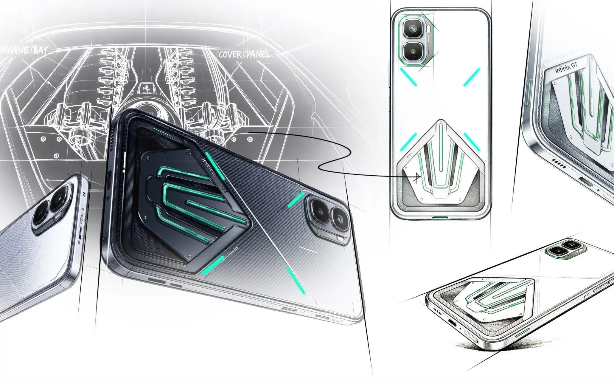 Infinix GT 50 Pro svelata in due colori, perdita di dettagli sulle prestazioni di gioco