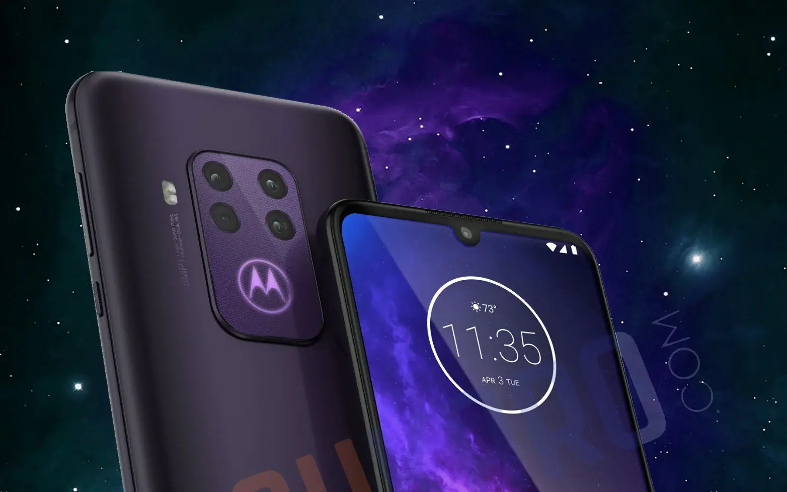 누출: 쿼드 카메라와 세 가지 새로운 색상 옵션을 갖춘 Motorola One Pro 공개