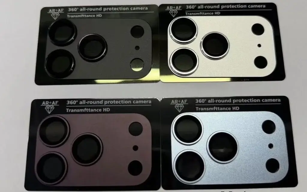 Opzioni colore di iPhone 18 Pro mostrate sulle isole fotocamera trapelate