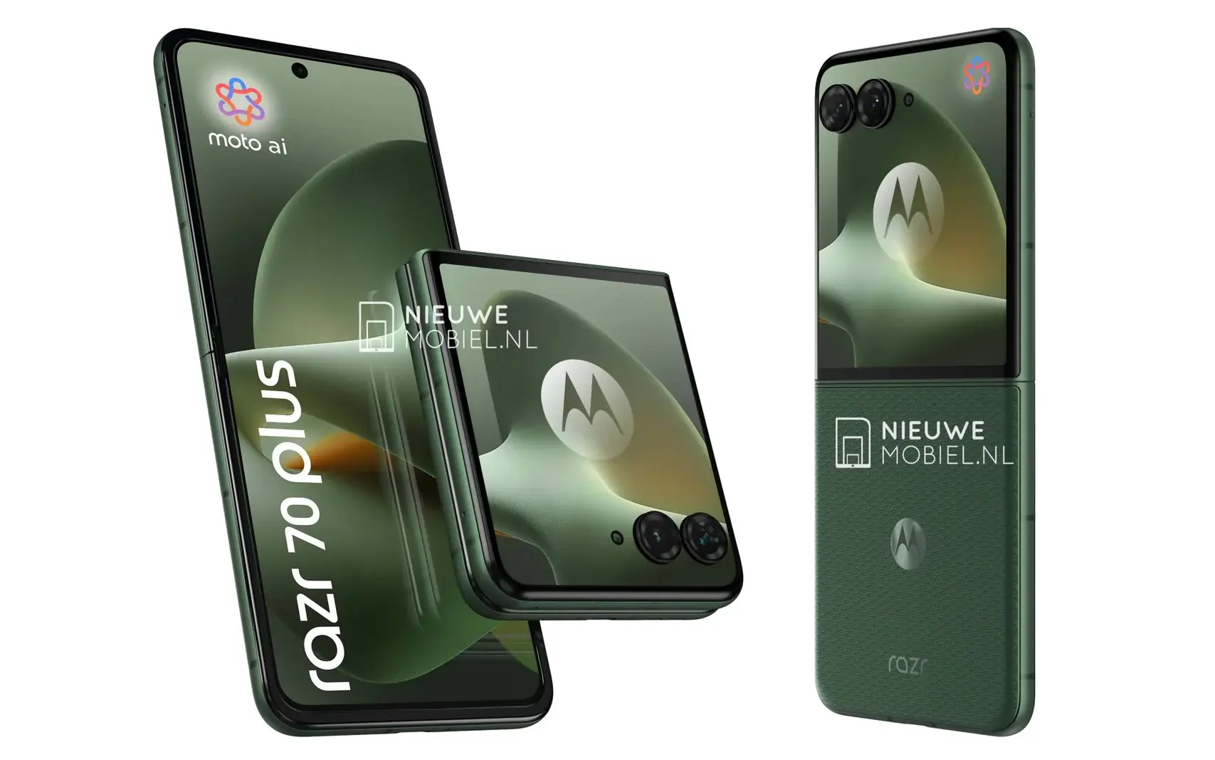 Motorola Razr 70 Plus가 공식적으로 유출된 렌더링 이미지로 공개되었습니다.