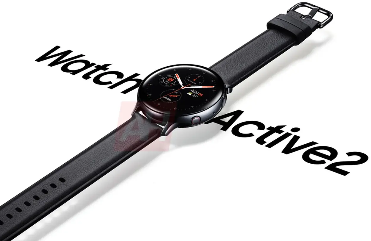 공식적으로 보이는 프로모션 이미지 유출 Samsung Galaxy Watch Active 2