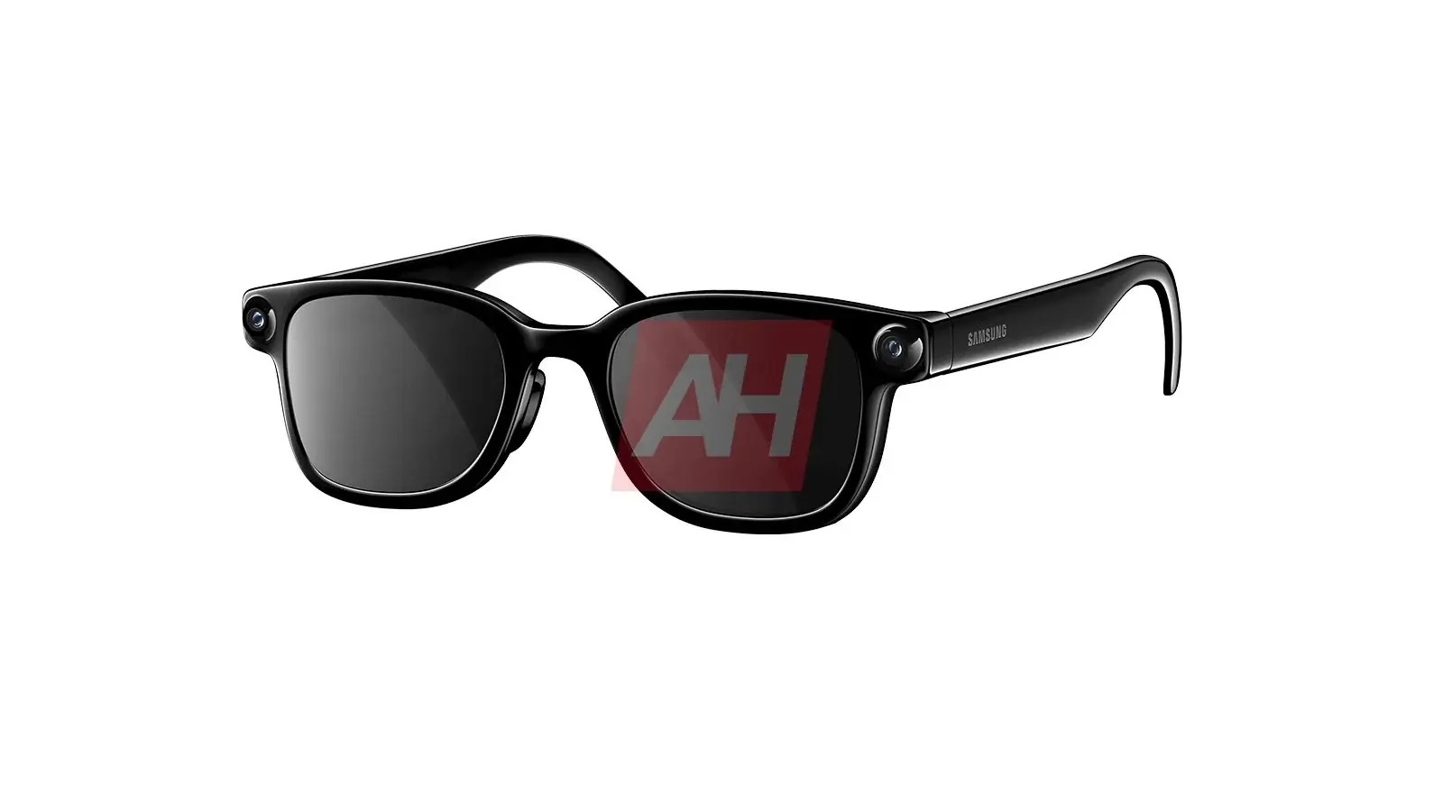 Samsung Galaxy Glasses の流出したレンダリング画像には 3 つの異なる角度が示されています Samsung Galaxy Glasses の流出したレンダリング画像には 3 つの異なる角度が示されています