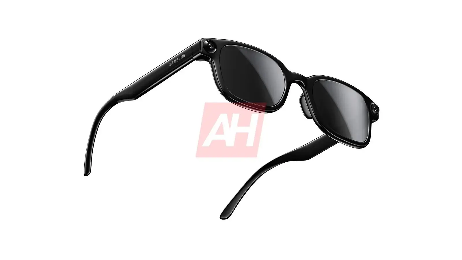 Samsung Galaxy Glasses の流出したレンダリング画像には 3 つの異なる角度が示されています Samsung Galaxy Glasses の流出したレンダリング画像には 3 つの異なる角度が示されています