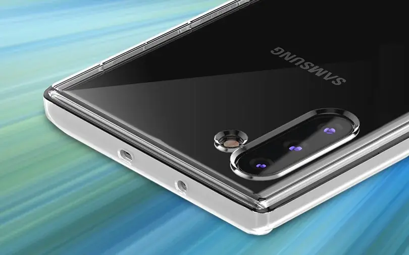 Las fugas de imagen de la carcasa del Samsung Galaxy Note10 revelan un solo altavoz y sin conector de 3,5 mm