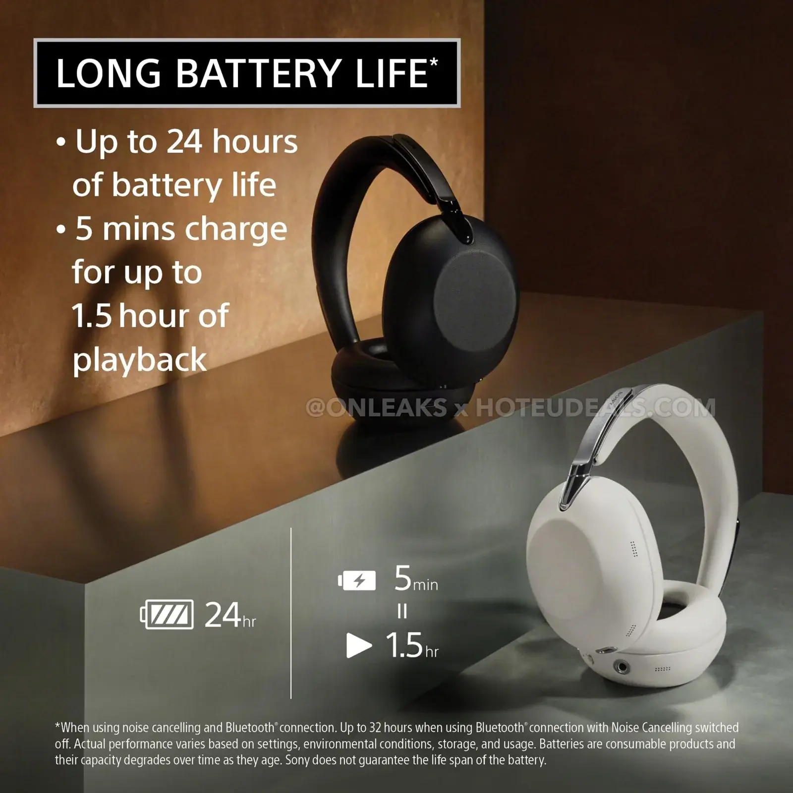Sony WH-1000X Le specifiche principali di ColleXion