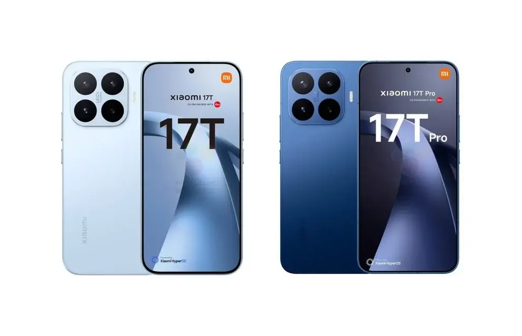 Xiaomi 17T 및 17T Pro: 사양, 공식 이미지 및 가격 유출 공개