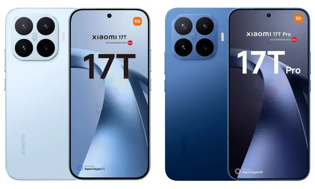 Especificações, imagens oficiais e preço do Xiaomi 17T e 17T Pro vazaram
