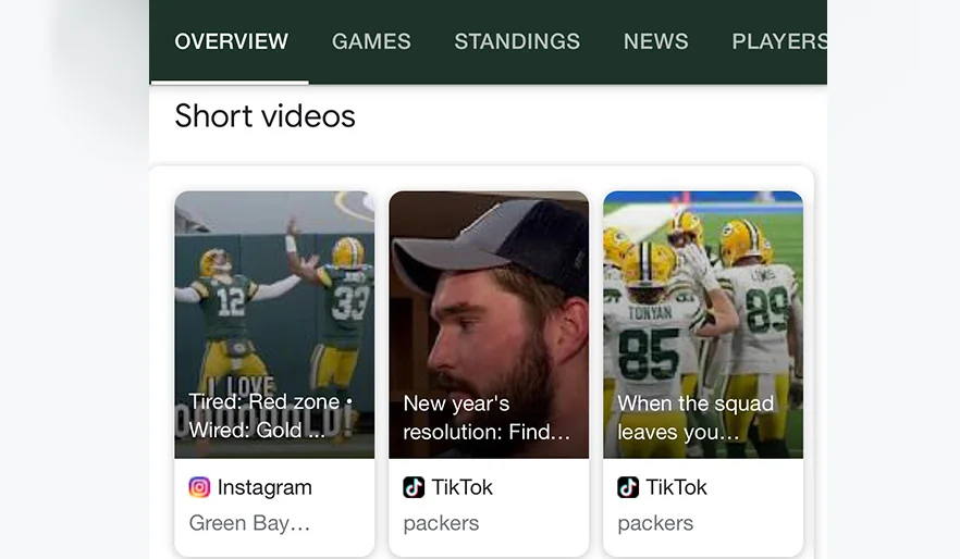 La Búsqueda de Google prueba la nueva función de 'video corto' que extrae contenido de Instagram y TikTok