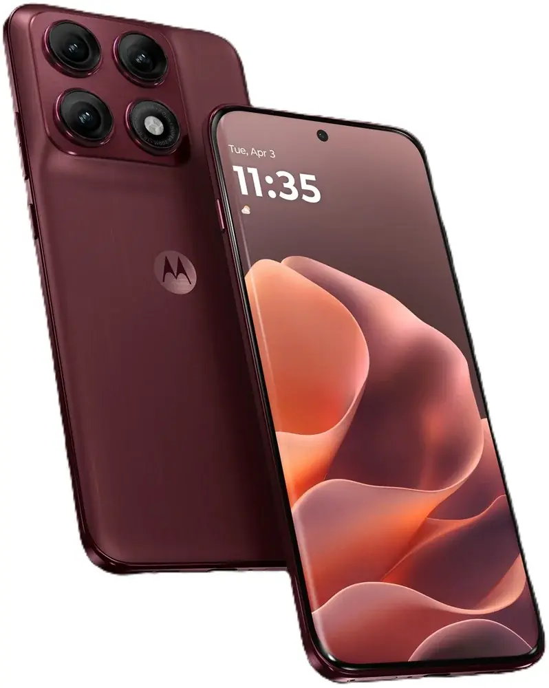 グローバル Motorola Edge 70 Pro の Pantone ジンファンデル モデル