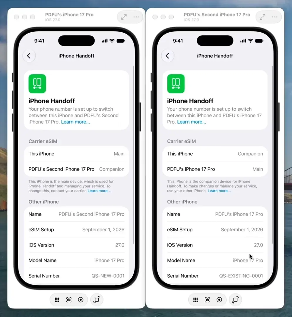 この iOS 27 機能により、2 台の iPhone で 1 つの電話番号を使用できるようになります この iOS 27 機能により、2 台の iPhone で 1 つの電話番号を使用できるようになります