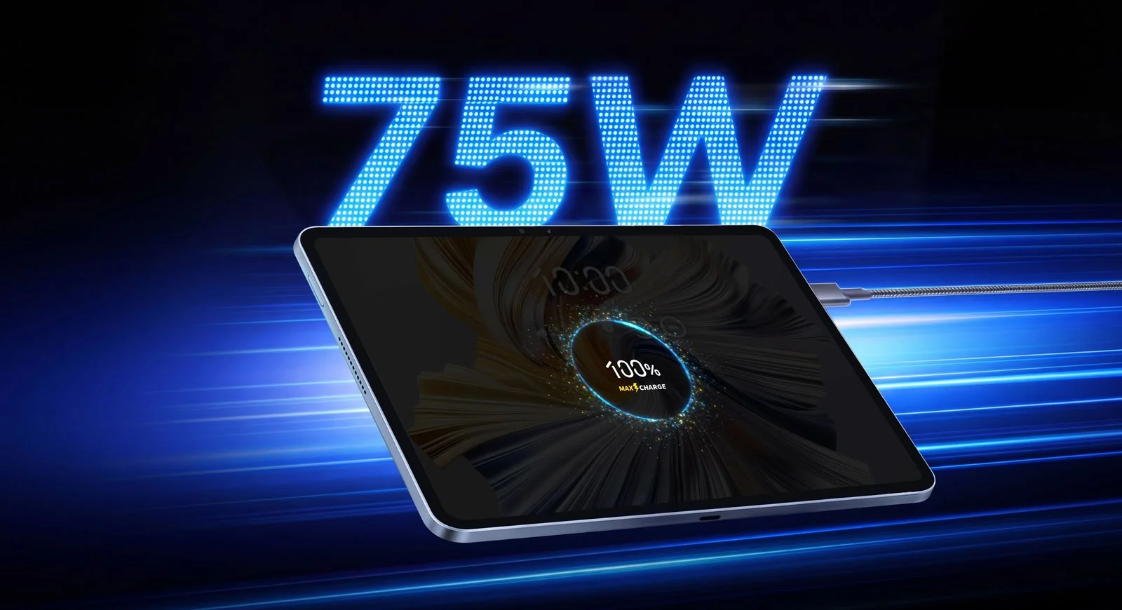 De Astra 2 werkt op een batterij van 8.300 mAh en heeft twee USB-C-poorten – één met 75 W opladen, één met 40 W