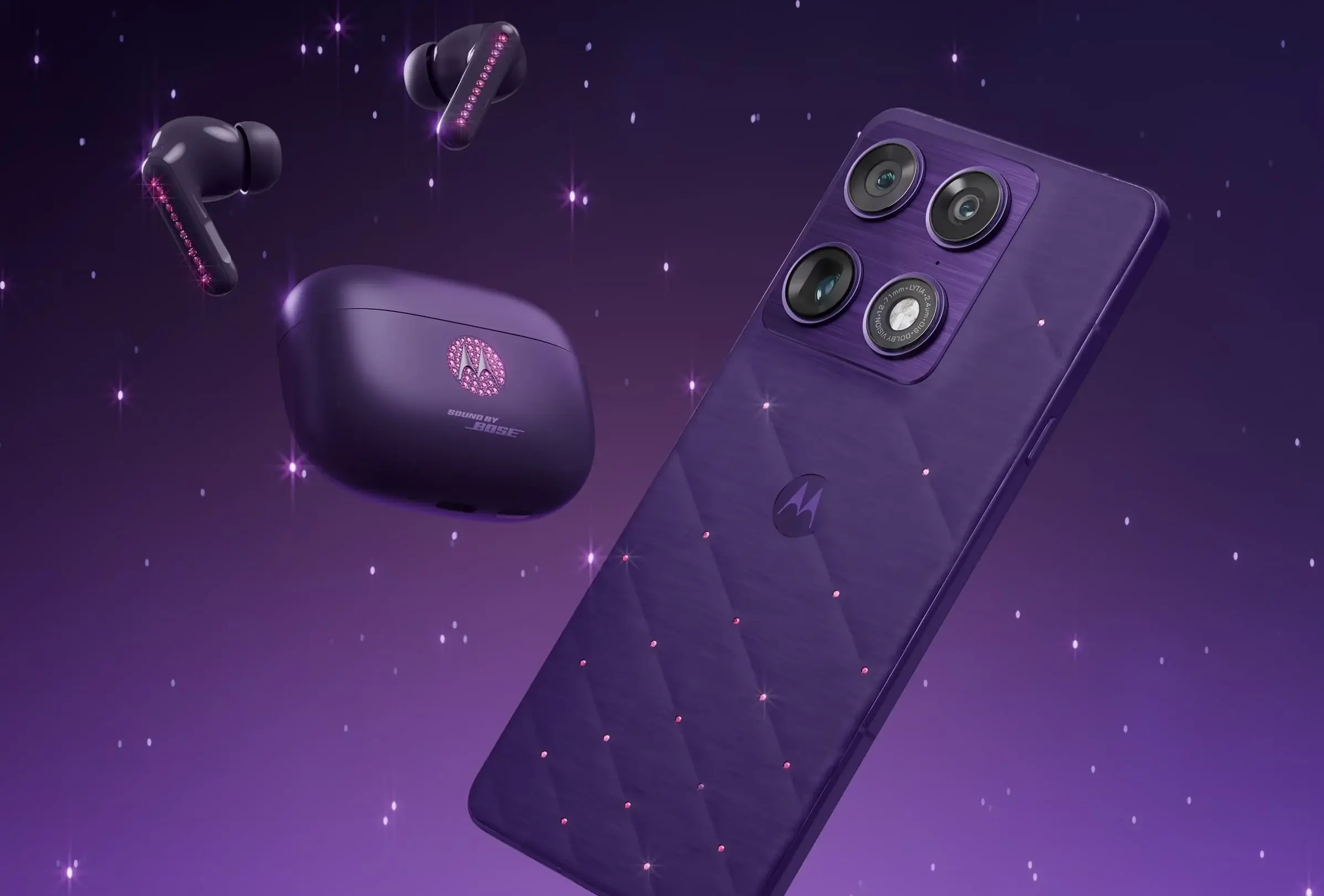 スワロフスキー クリスタルを使用した Motorola Signature と Buds 2 Plus が登場 スワロフスキー クリスタルを使用した Motorola Signature と Buds 2 Plus が登場