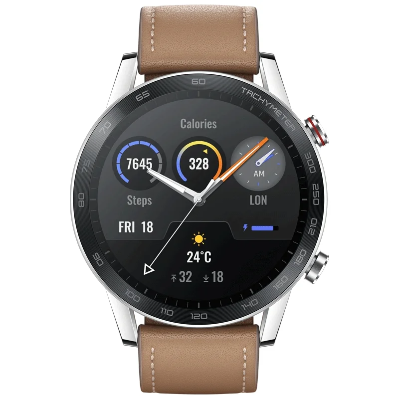차콜 블랙 46mm 아마 브라운 46mm - Honor MagicWatch 2 체험 리뷰
