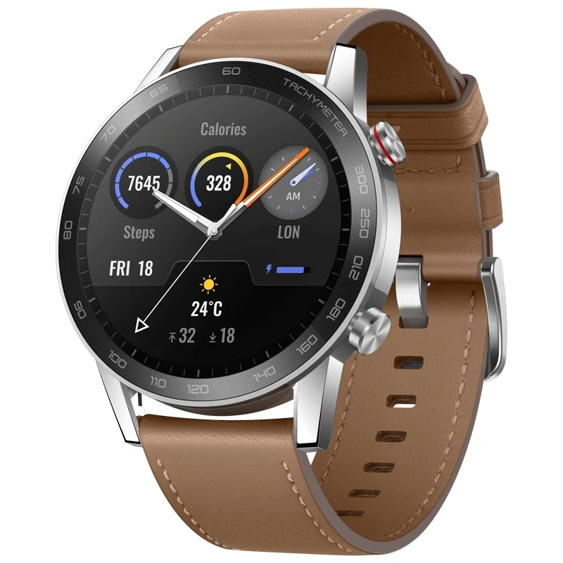 차콜 블랙 46mm 아마 브라운 46mm - Honor MagicWatch 2 체험 리뷰
