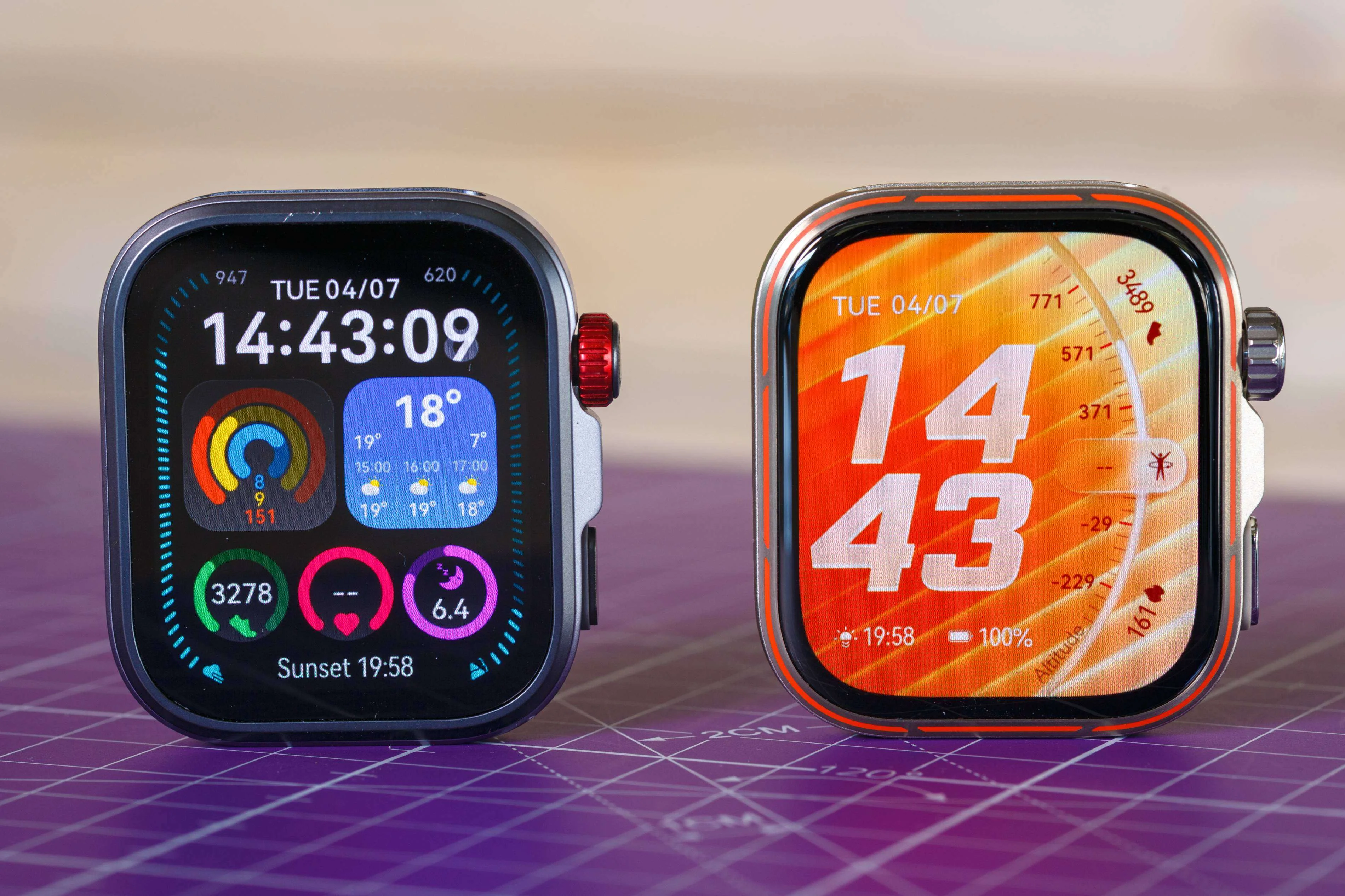 По сравнению с Watch Fit 4 Pro